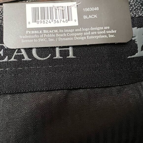 PEBBLE BEACH Shorts Mens 36 Black Dry-Luxe Performance Stretch Pockets NWT Golf - Picture 6 of 11